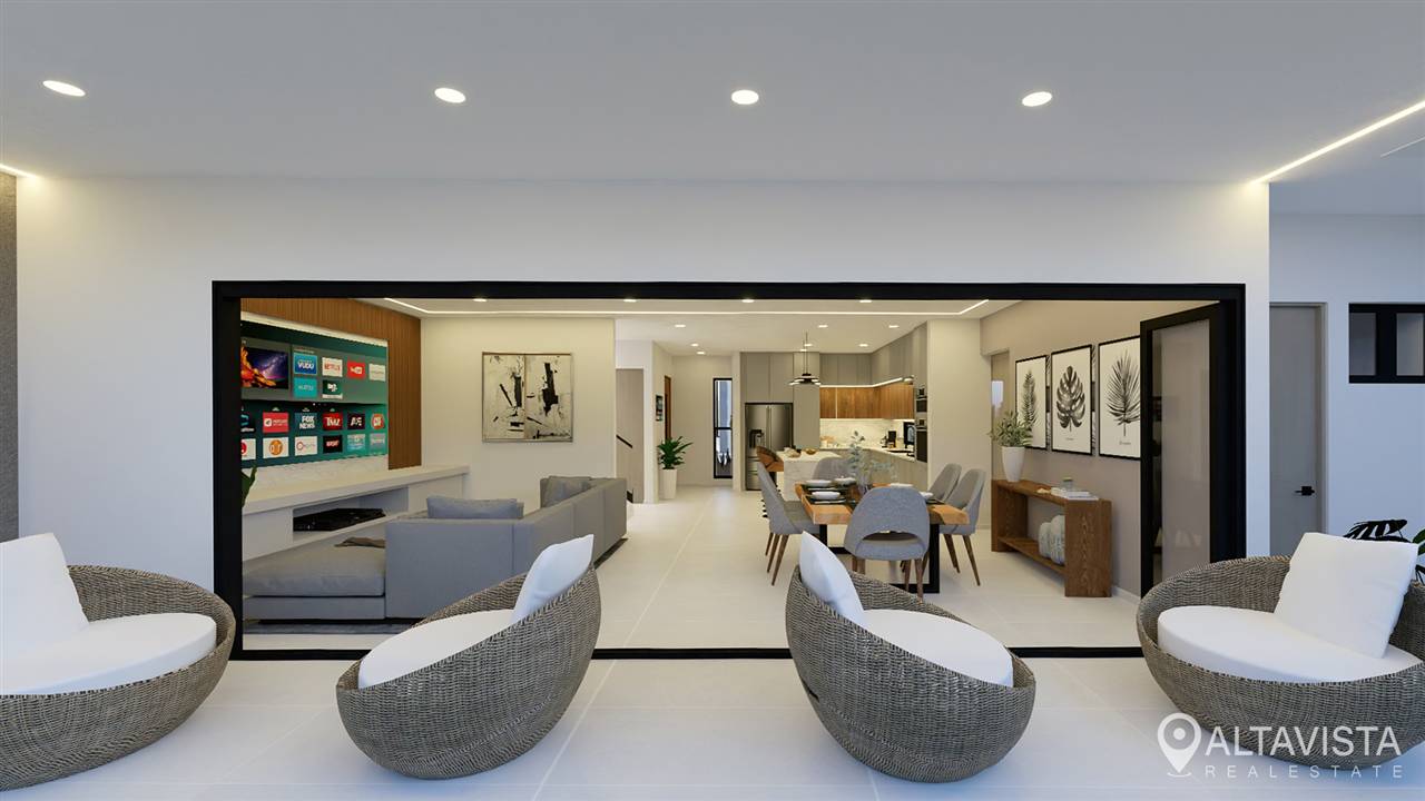 Vista de la terraza interna In Novo Lindora